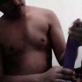 Playing a little with my new dildo