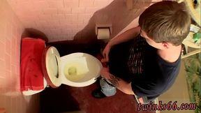 Gay movie He'_s back with a bursting bladder needing release, and he