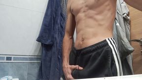 Getting Dressed After Coming Out of the Shower, I Went to the Street with a Hard Cock