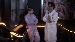 Tattooed horny chick fucked in her pink pussy