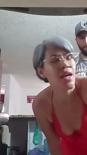 Another day at home with you, that delicious milk in my throat, I love swallowing it.   Clip 2