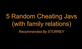 5 Random Cheating-NTR Javs (With Family relations)