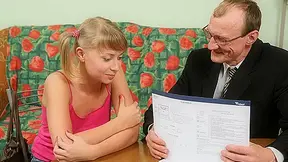 TrickyOldTeacher - Teacher gets cock sucked and fucks sexy student 18+ in wild sex time