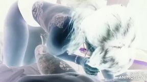 Hotwife threesome with deepthroat and DP action