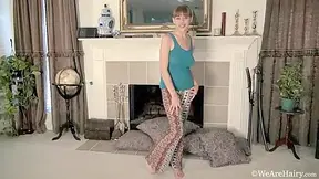 Dani Exercises And Plays With Exercise Balls