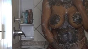 the kinky slut queen  dark dea  in ( sex shower for ) follow & cum with me !!!