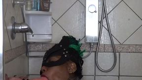 the kinky slut queen  dark dea  in ( sex shower for ) follow & cum with me !!!
