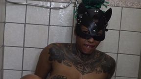 the kinky slut queen  dark dea  in ( sex shower for ) follow & cum with me !!!