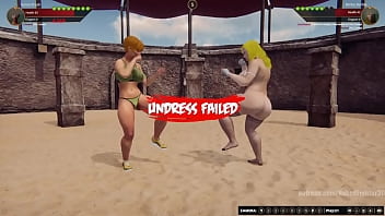 Karen Krash VS Bimbo Barbie (Naked Fighter 3D)