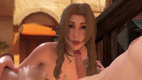True Facials - Aerith Gainsborough Porn Gameplay. Sex 3D Game Play Nude