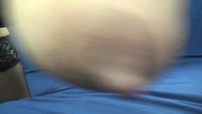 Large homemade trembling breasts