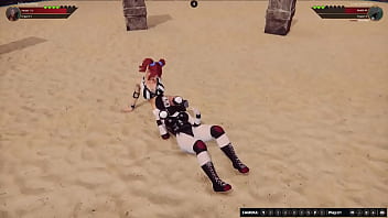 Polly Plaything VS Luna DarkMoon (Naked Fighter 3D)