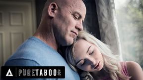 PURE TABOO Obedient Petite Virgin Lexi Lore Receives Very Special Hug From Stepdaddy Derrick Pierce