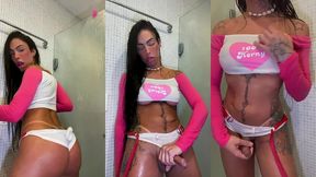 ts vanessa rafaella - 3 days without cum, today cum a loy