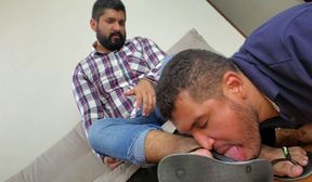mexican straight guy with hairy feet