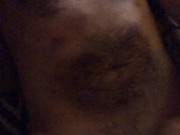 Hairy legs and breasts in the dark