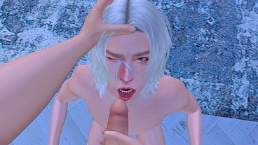 STEPBROTHER ARRANGED HARD ANAL SEX AND FACEFUCK WITH HUMILIATION FOR FEMBOY (SIMS + ANIME HENTAI + SFM)