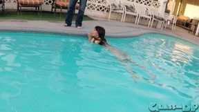Scarlett Johnson Sucks Dick at the Pool