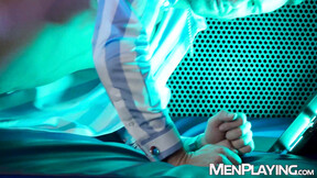 ”Businessman Denis Vega seduces Latino Gustavo Cruz to ass pumping plow him”