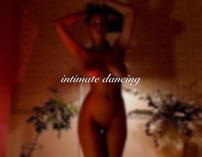I'm completely naked dancing for you in the red light