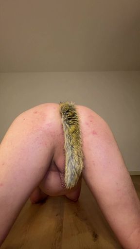 Ass shake with Buttplug