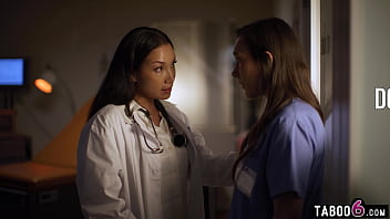 Naughty hospital staff caught in lesbian lust session