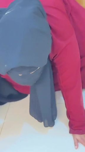 Stunning moment from &quot;Big Ass Beautiful Arab Hot stepMom Stuck Under Chair!&quot;