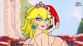 Mario y la princesa peach