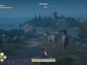 greek stud swings around spear 41