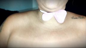 Leopard Print Milk Bunny, struttin&rsquo_ like a furry fashion disaster!