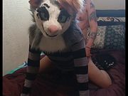 Pup girl fucks roughly a bad furry whore
