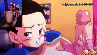 (part3) Chichi jerks off Muten roshi in her old costume ! Kam paradise 2