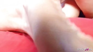 Slutty babe never says no to a casual fuck, because she likes sex more than anything else