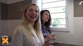 Mia and Chlo Have Sex with Two Well-ridden Studs!