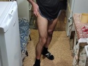 Finishing the kitchen chores