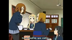 K-On! Moe Girls Share Steamy Moments in Spanish-Subbed Romance