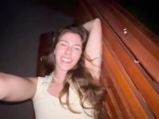 Nomadic Playgirl Stella Gray Finger Fucks Herself in Madrid