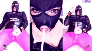 Crossdresser Fetish Gal Lust in Rosy Tights two