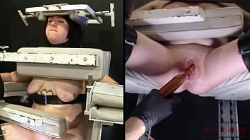 Orgasm Challenge in Academy Bondage Chair