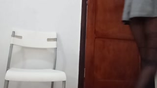 young Italian secretary discovered by boss smoking in the office. What will he do to not get fired?