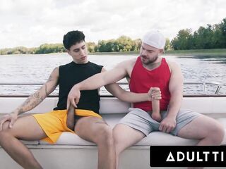 ADULT TIME - Str8 Buddies Marcus McNeil & Gal Elias Turn Disappointing Boat Day Into Hard Bang