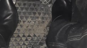 Leather Pants and Pointy Boots Pedal Pump