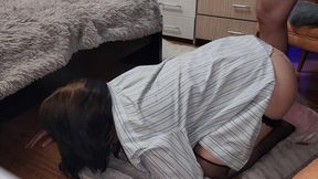 Step Mom needed help &mdash;  I assisted her from behind - MissPanthera 2023 #2023 Happy New