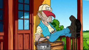 Redneck's Slutty Wife. Cartoon