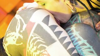 Anuskatzz and Serpienta get their holes gaped