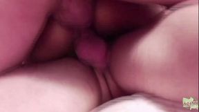 Slim Latina Enjoys Intense Double Penetration With Big Dicks