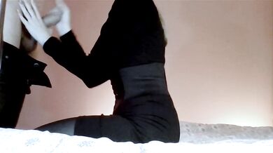 Russian couple fucks in the morning