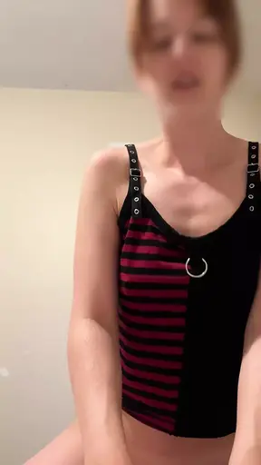 Riding Coworker with Black & Red Top