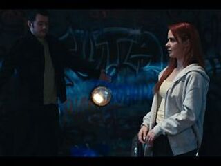 Ouija Board Parody Prank - Redhead Sweetheart Face Screwed Whilst the Time is Frozen