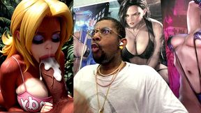 candy kong makes a hard cock cum hard ass fuck as she sucks it off, ai generated